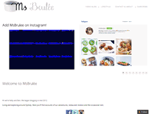 Tablet Screenshot of msbrulee.com